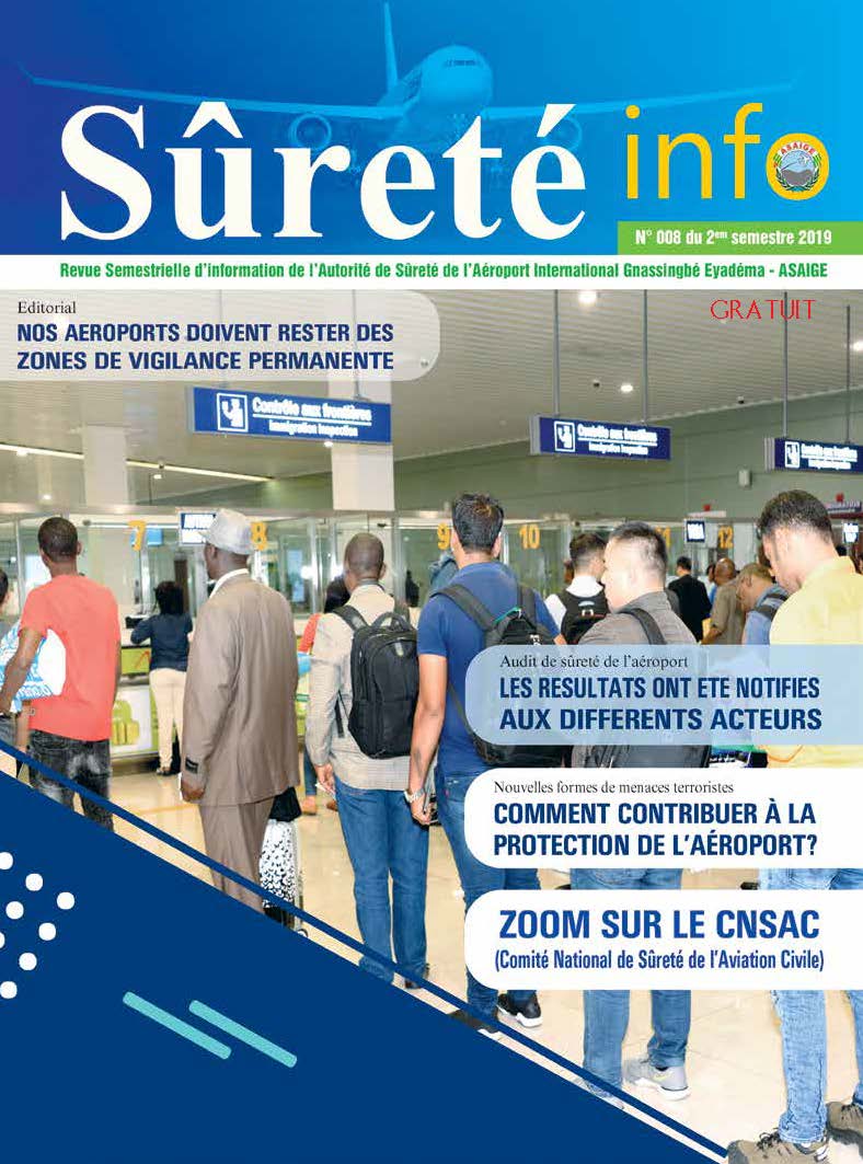 LE NUMERO 008 DE «SURETE INFO» EST DISPONIBLE